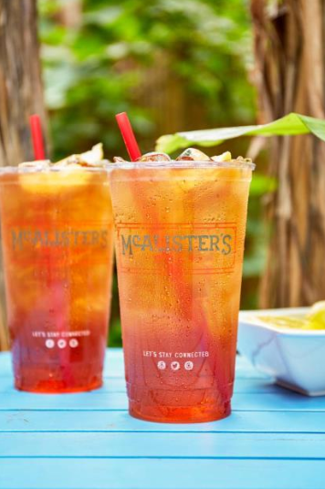 Sip on a free iced tea from McAlister's Deli on July 20