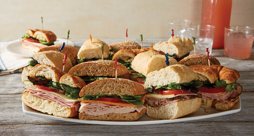 images of sandwich platters
